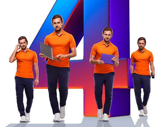 Великолепная четверка Ростелеком в посёлок Денежниково (Московская область)